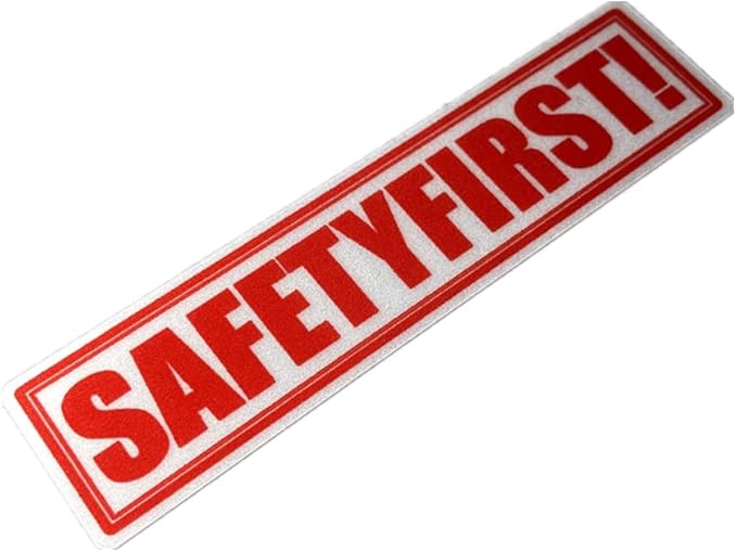 2pcs 警告字母**驾驶汽车车窗车身贴纸汽车造型乙烯基贴纸 15x3.